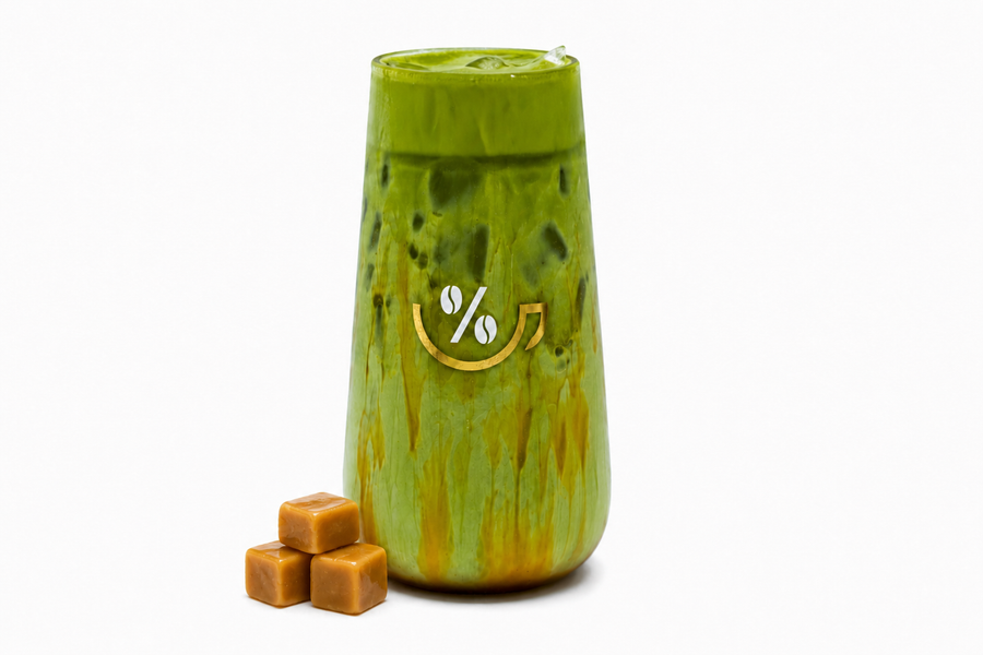 Caramel Apple Draft Oat Matcha