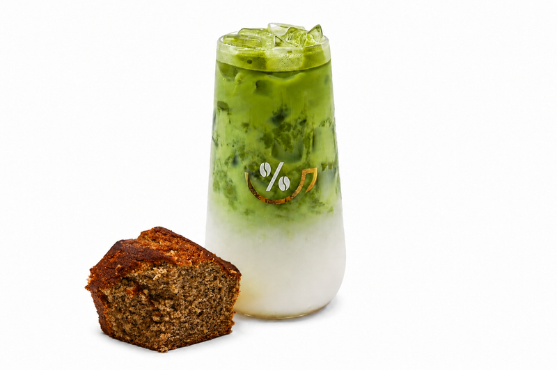 Banana Bread Matcha Latte