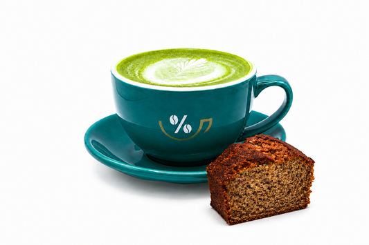 Banana Bread Matcha Latte