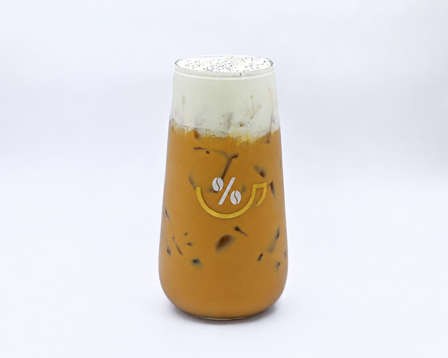 Salted Butter Caramel Drop Latte