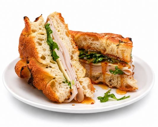 Focaccia Turkey Sandwich (Hot Honey or Regular)